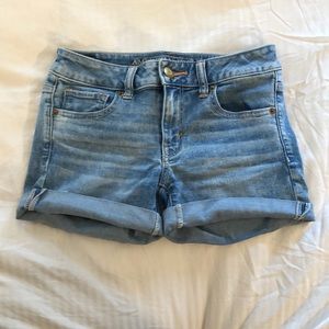 American Eagle Blue Jean Shorts
